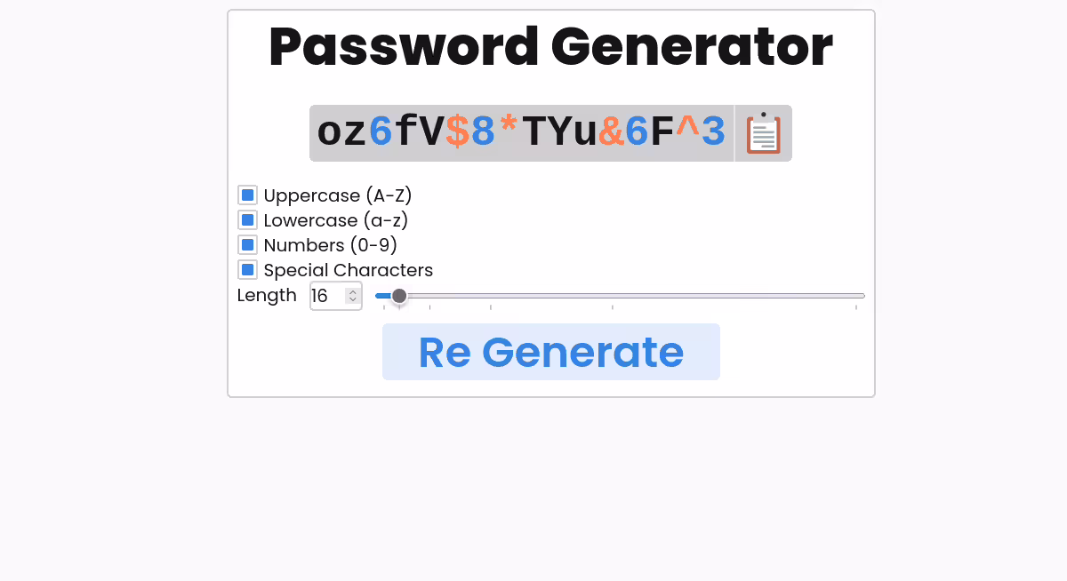 Password Generator